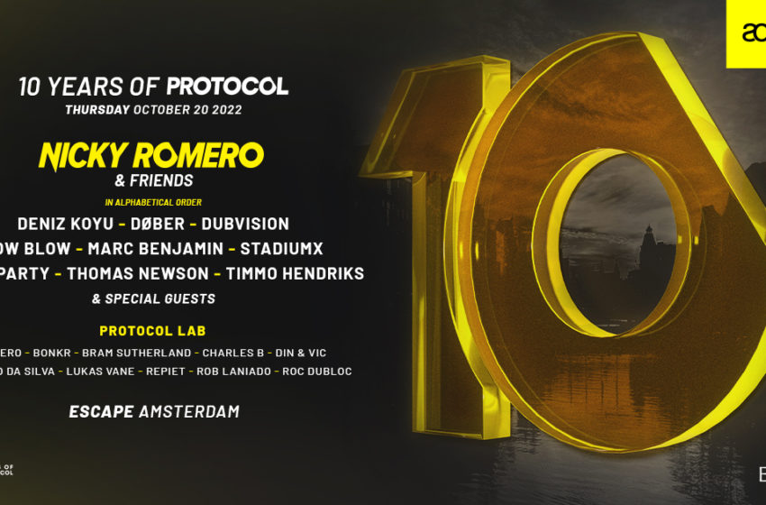  Nicky Romero presenta 10 Aniversario de Protocol en  ADE