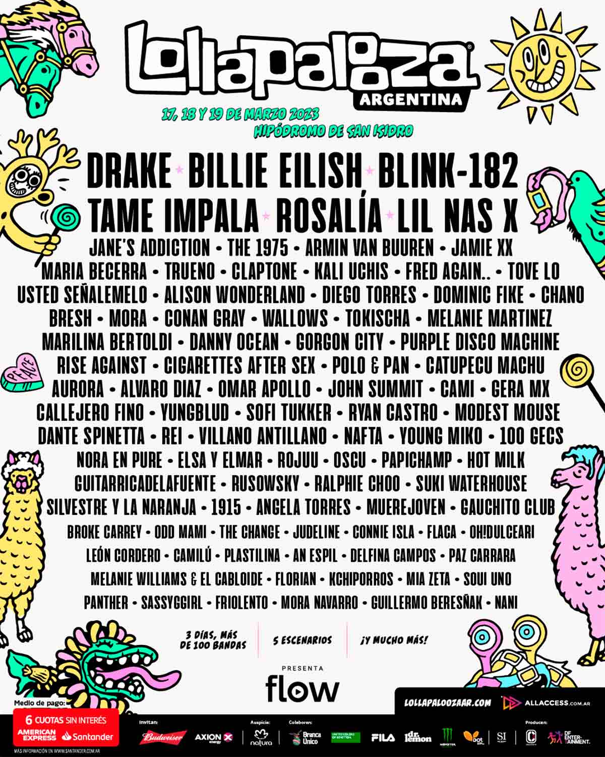 LOLAPALOOZA ARGENTINA ANUNCIA LINE UP 2023 Vinil TV