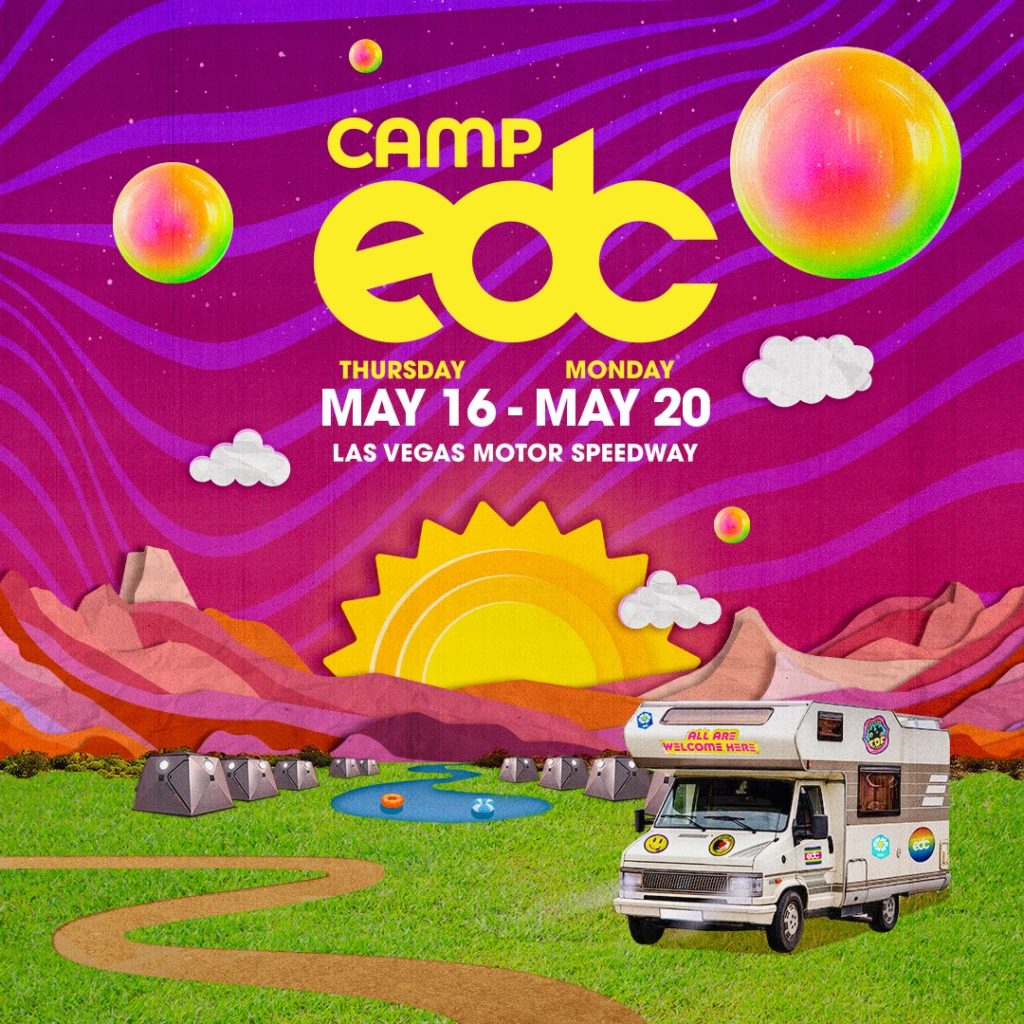 Regresa Camp EDC en Electric Daisy Carnival Las Vegas 2024 Vinil TV