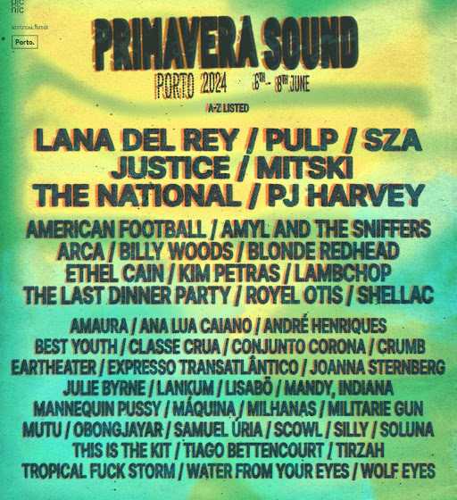  Primavera Sound Porto 2024: Lana Del Rey, The National y mucho más