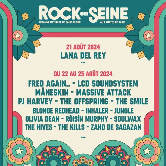 Rock en Seine 2024 anuncia fechas , boletos y line up Vinil TV