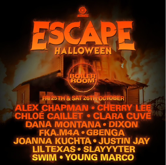  ESCAPE HALLOWEEN Y BOILER ROOM SE UNEN